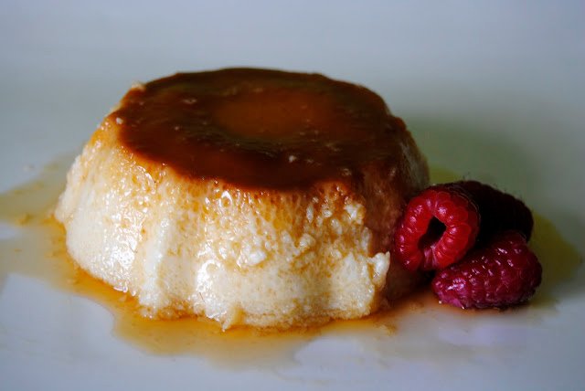 Flan de Manzana