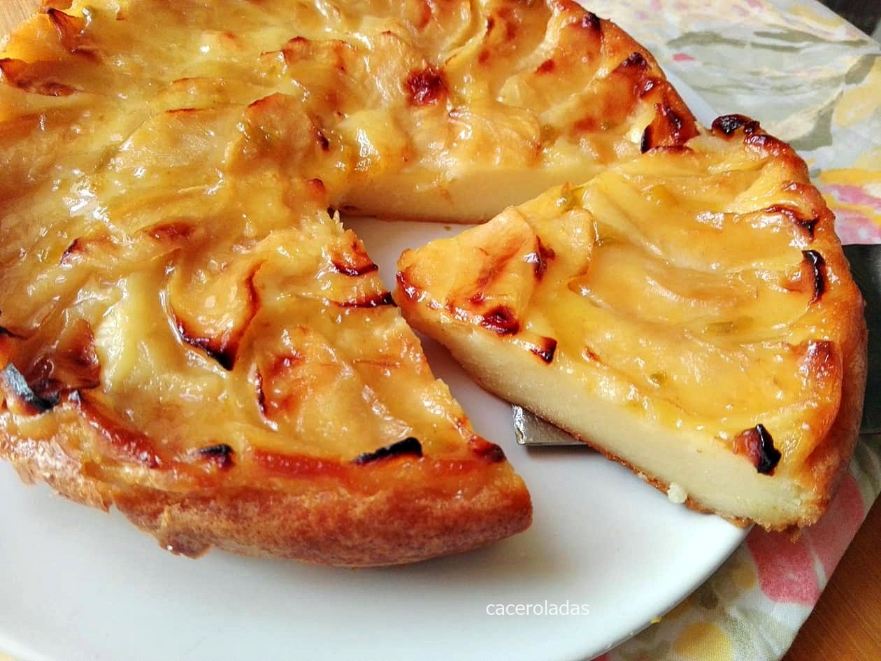 tarta de manzana facil