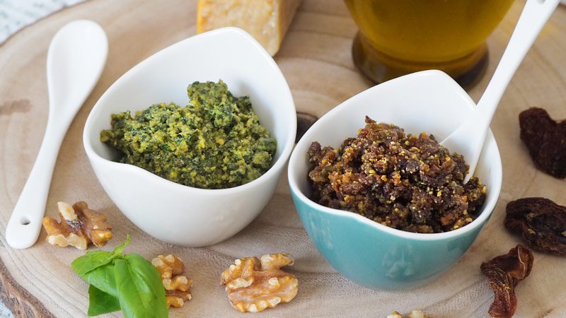 salsa-de-pesto-verde-y-pesto-rojo