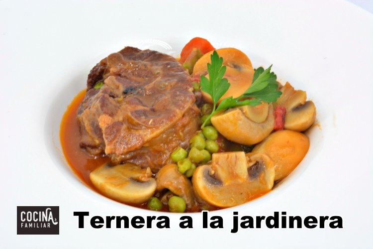 Estofado de ternera a la jardinera