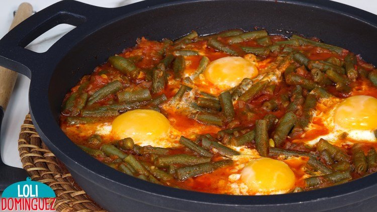 HUEVOS CON JUDÍAS VERDES. Una receta saludable