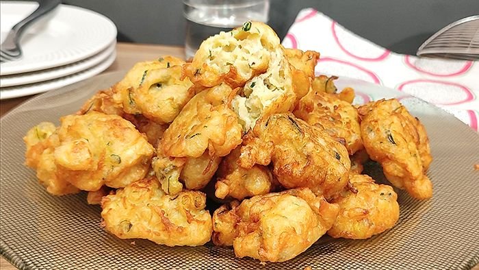 Buñuelos de CALABACÍN Y YOGUR