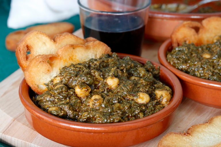 Garbanzos con Espinacas